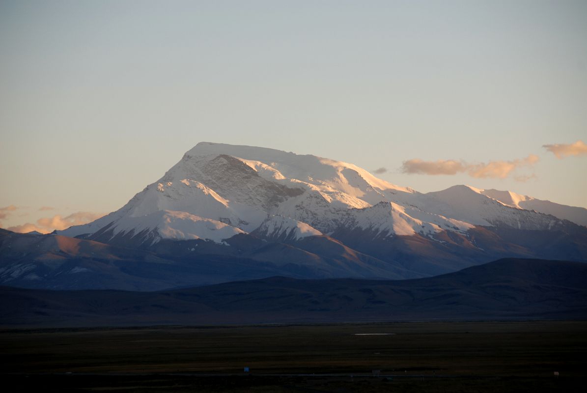 46 Gurla Mandhata Shines At Sunset From Darchen Gurla Mandhata (7728m) shines at sunset from Darchen Tibet.